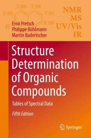 Cover image for 9783662624388 - Structure Determination of Organic Compounds