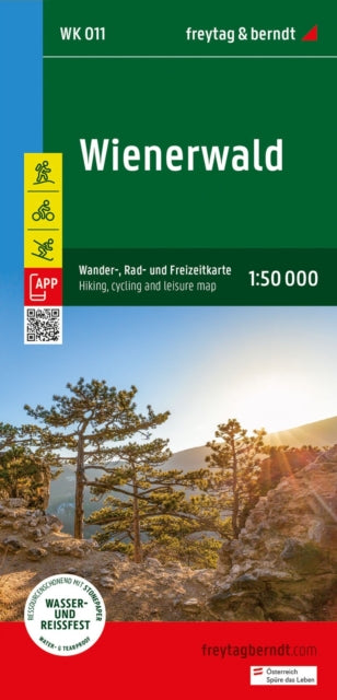 Supplemental image for 9783707920642 - Viennan Woods, Hiking, cycling & Leisure Map