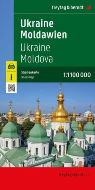 Cover image for 9783707922257 - Ukraine - Moldova Road Map