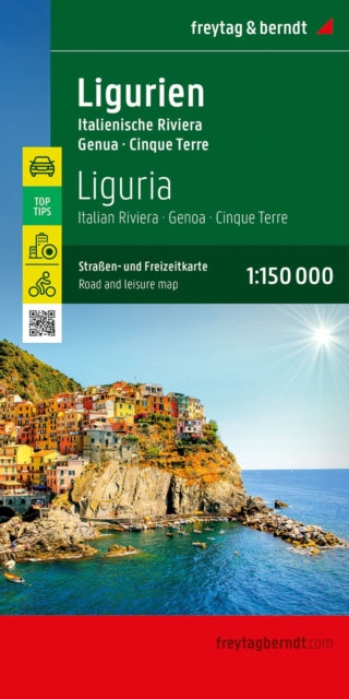 Supplemental image for 9783707922769 - Liguria Road and Leisure Map 1:150k