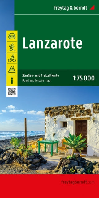 Cover image for 9783707922806 - Lanzarote, Road and Leisure Map 1:75.000