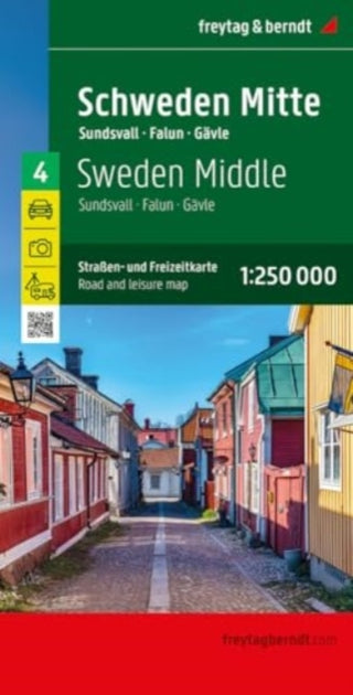 Cover image for 9783707922851 - Sweden Middle Road and Leisure Map