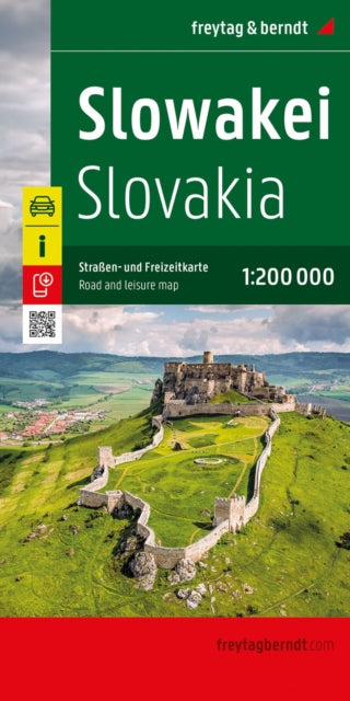 Supplemental image for 9783707922882 - Slovakia, Road and Leisure Map 1:200,000
