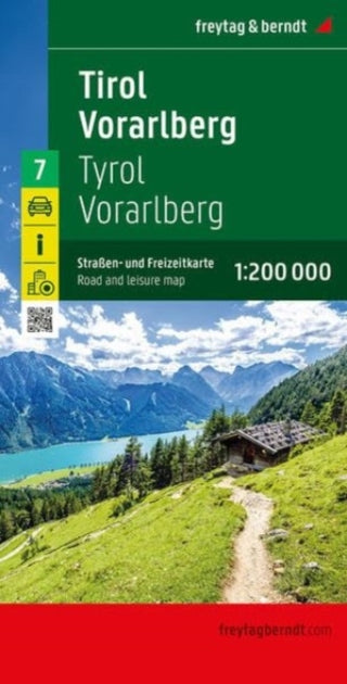 Cover image for 9783707923124 - Tirol - Vorarlmountain, Road and Leisure Map