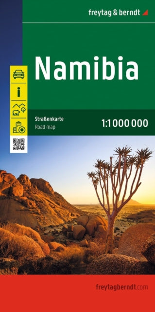 Cover image for 9783707924749 - Namibia, Road Map 1:1m