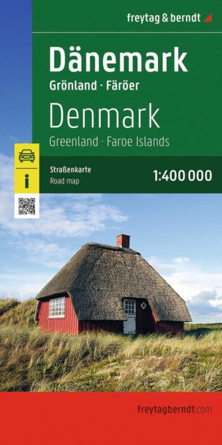 Cover image for 9783707925043 - Denmark - Greenland - Faroe Islands, Road Map 1:400.000