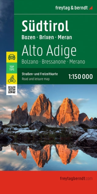 Cover image for 9783707925135 - South Tyrol Road and Leisure Map