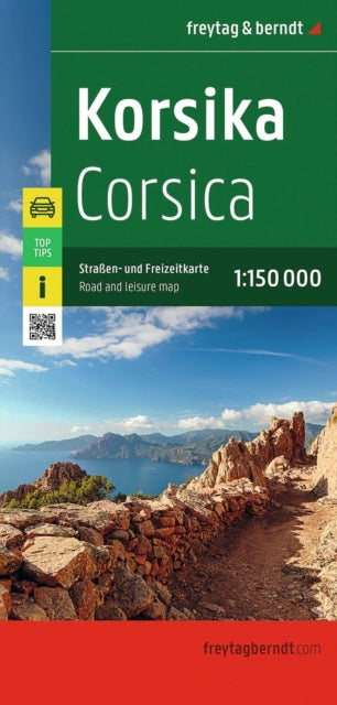 Cover image for 9783707925159 - Corsica Road and Leisure Map