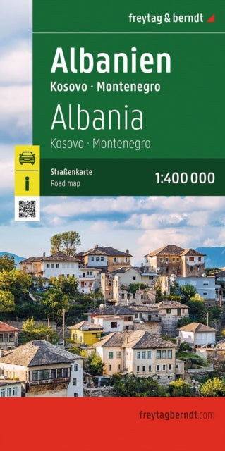 Cover image for 9783707925265 - Albania - Kosovo, Montenegro Road and Leisure Map