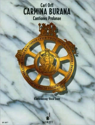 Cover image for 9783795753382 - Carmina Burana Vocal Score
