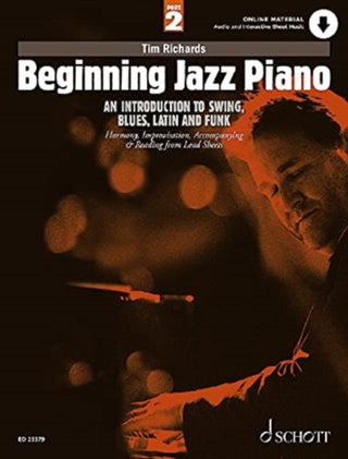 Cover image for 9783795799311 - Beginning Jazz Piano 2