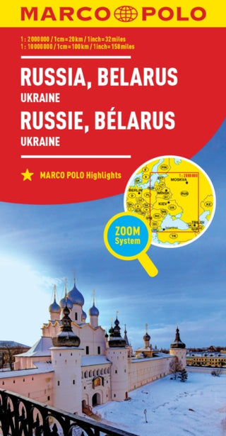 Cover image for 9783829738415 - Russia and Belarus Marco Polo Map