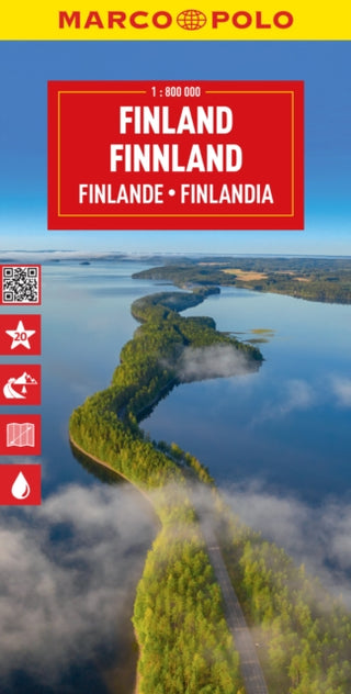 Cover image for 9783829738972 - Finland Marco Polo Map
