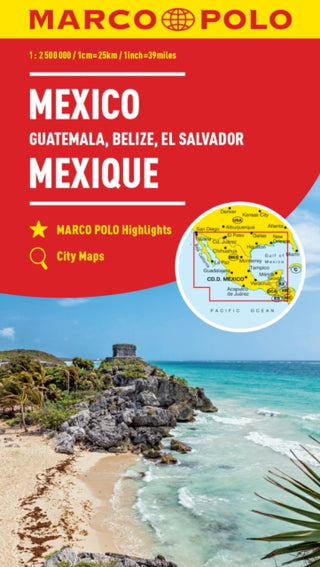 Cover image for 9783829739351 - Mexico Marco Polo Map