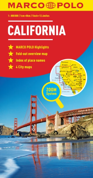 Cover image for 9783829739412 - California Marco Polo Map