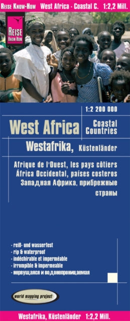 Cover image for 9783831774272 - West Africa, coastal countries(1:2.200.000) : from Senegal to Nigeria