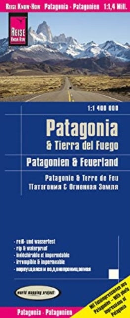 Cover image for 9783831774371 - Patagonia, Tierra del Fuego (1:1.400.000)