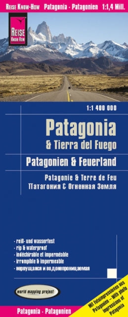 Supplemental image for 9783831774371 - Patagonia, Tierra del Fuego (1:1.400.000)
