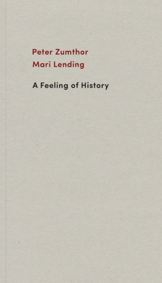 Cover image for 9783858818058 - A Feeling of History