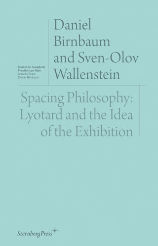 Cover image for 9783956793882 - Spacing Philosophy