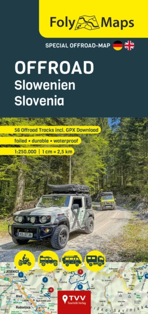 Cover image for 9783965990777 - FolyMaps OFFROAD Slovenia 1:250 000