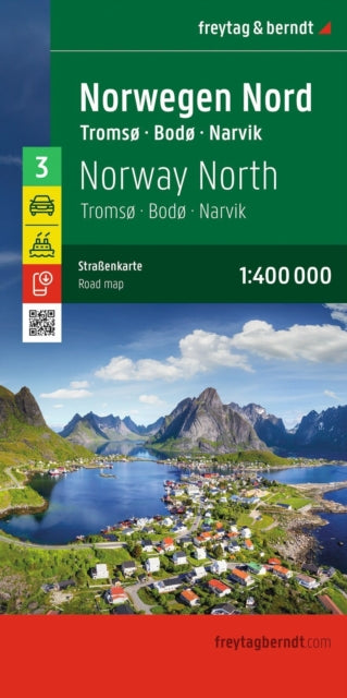 Cover image for 9783991546023 - Norway North - Road Map