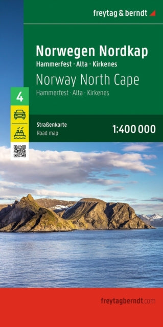 Cover image for 9783991546030 - Norway North Cape Road Map