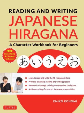 Cover image for 9784805315217 - Reading and Writing Japanese Hiragana