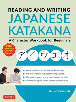Cover image for 9784805315224 - Reading and Writing Japanese Katakana