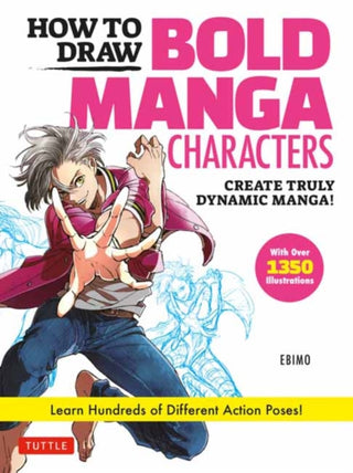 Cover image for 9784805316757 - How to Draw Bold Manga Characters
