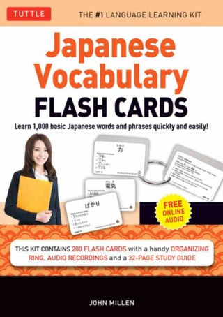 Cover image for 9784805319789 - Japanese Vocabulary Flash Cards Kit
