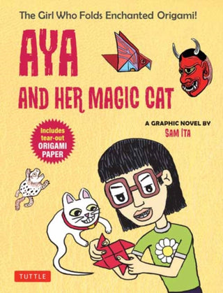 Cover image for 9784805319987 - Aya and Her Magic Cat: A Graphic Novel