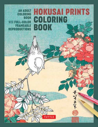 Cover image for 9784805320600 - Hokusai Prints Coloring Book