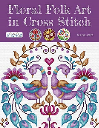 Cover image for 9786057834157 - Floral Folk Art in Cross Stitch