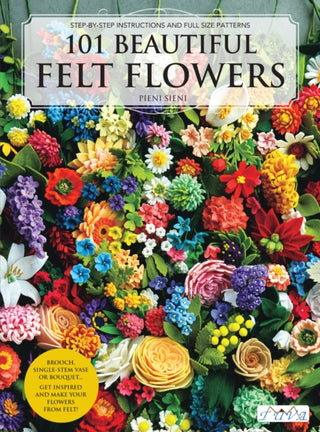 Cover image for 9786057834249 - 101 Beautiful Felt Flowers