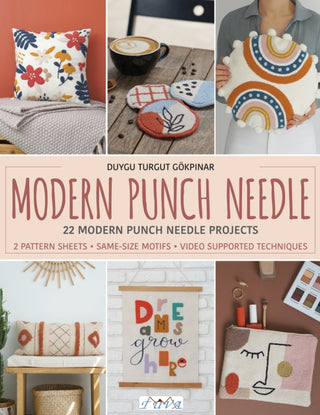 Supplemental image for 9786057834676 - Modern Punch Needle
