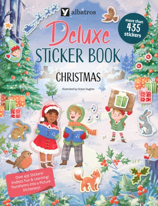 Cover image for 9788000076171 - Deluxe Sticker Book: Christmas