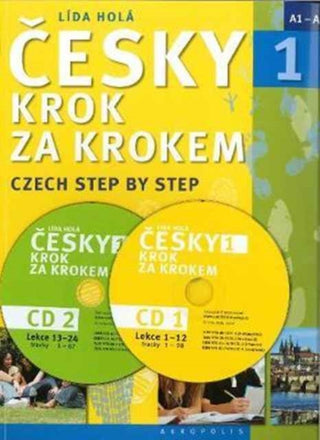 Cover image for 9788074701290 - Czech Step by Step: Pack (Textbook, Appendix and free audio download)