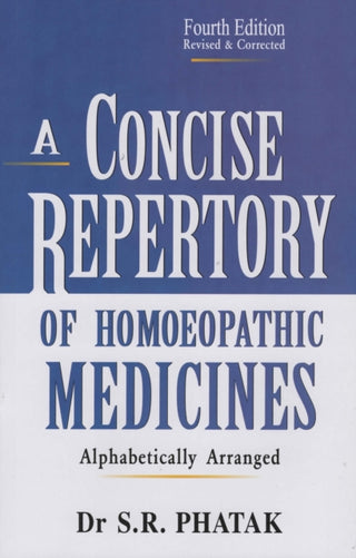 Cover image for 9788131902004 - Concise Repertory of Homeopathic Medicines