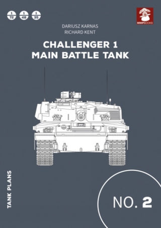 Cover image for 9788367227650 - Tanks plans No. 02 Challenger 1 Main Battle Tank