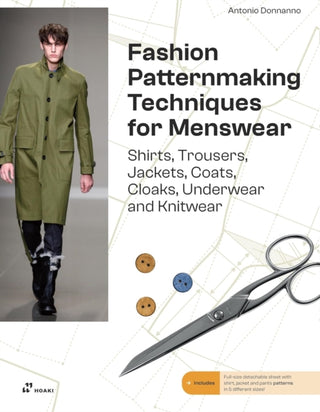 Cover image for 9788410650251 - Fashion Patternmaking Techniques For Menswear