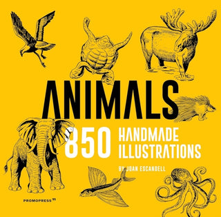 Cover image for 9788417412883 - Animals: 850 Handmade Illustrations