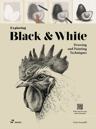 Cover image for 9788417656492 - Exploring Black & White – Drawing and Painting Techniques