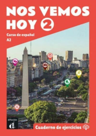 Supplemental image for 9788418625237 - Nos vemos hoy 2 - Cuaderno de ejercicios + audio MP3. A2