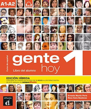 Cover image for 9788419236289 - Gente hoy 1 - Edicion hibrida - Libro del alumno + audio MP3. A1-A2