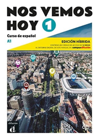 Cover image for 9788419236319 - Nos vemos hoy 1 - Edicion hibrida para estudiantes. A1