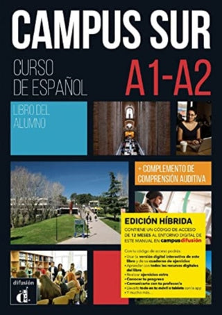Cover image for 9788419236364 - Campus Sur A1-A2 - Edicion hibrida - Libro del alumno