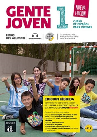 Cover image for 9788419236425 - Gente joven 1 - Nueva edicion - Edicion hibrida - Libro del alumno + audio MP3. A1.1