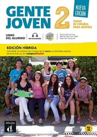 Cover image for 9788419236432 - Gente joven Nueva edicion 2 Ed. hibrida Libro del alumno + audio MP3. A1-A2