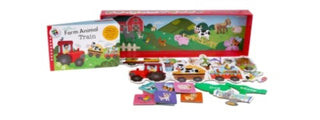 Cover image for 9788742553589 - Farm Animal Train